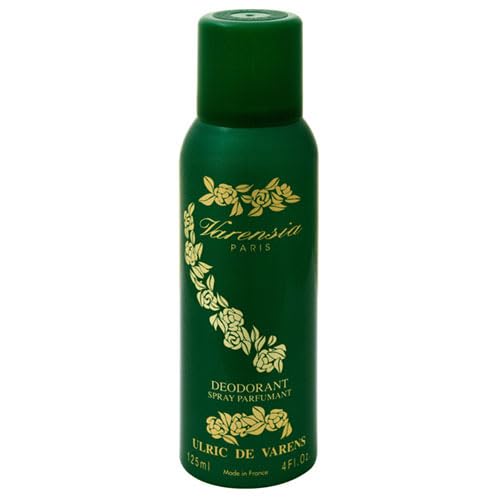 Ulric De Varens VARENSIA - Eau De Parfum for Women 2pcs Set- Earthy, Fruity, Floral Scent - Notes of Lotus Flower, Clove Raspberry, & Vanilla- Fruity & Floral- 1.7 Fl Oz + 4 Fl Oz Deodorant Spray