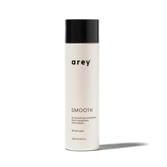 Arey Smooth Conditioner | Reduce the Signs of Aging Hair | Retains Moisture, Promotes Smoothness | For Use with Wash Shampoo | Vegan, Gluten-Free, Residue-Free & Cruelty-Free (8.45 Fl Oz, 30 Uses)