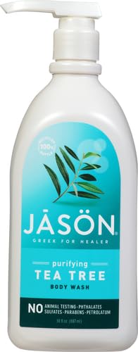 JASON Natural Body Wash & Shower Gel, Purifying Tea Tree, 30 Oz (Pack of 2)