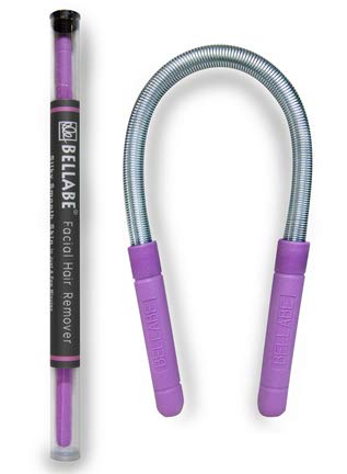 Set of 2 Bellabe Facial Hair Removers – Assorted Colors | Made in USA | Quick & Easy Hair Removal for Upper Lip, Chin, Cheeks, Neck Area, & Sideburns