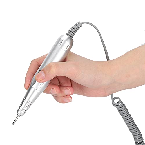 Electric Nail Drill Machine,Nail Drill Handle 35000 RPM Acrylic Nail Gel Polish Remover Electric Nail Files Pedicure Kit,Nail Drill Handpiece Electric Nail Polishing Machine Replacement Handle