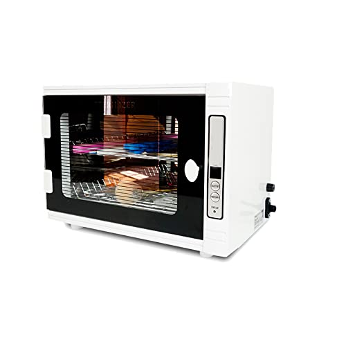 Nail Tool Sterilizers 12L Room Temperature Timed U&V-LIGHT Cleaner Cabinet Machine Cleaning for Towel Nail Tools Manicure Tools Cabinet Nails Art Tool Equipment Haircuts Salons Spa Salon Multi-purpose