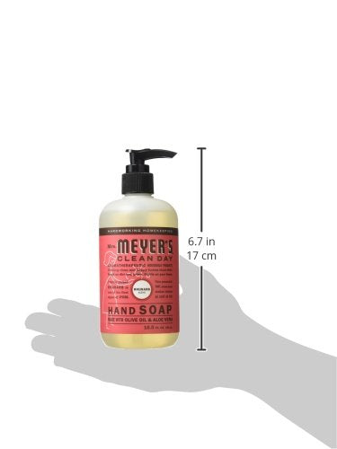 Mrs. Meyer's Liquid Hand Soap, Rhubarb Scent, 12.5 Fl Oz bottle (Pack of 1)