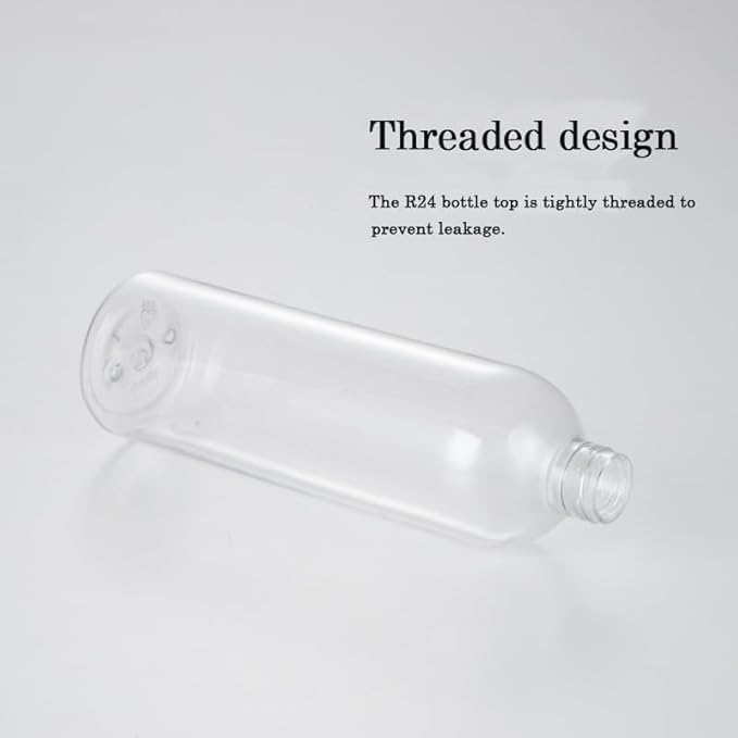 38 Pcs Plastic Travel Bottles, Refillable Squeeze Travel Containers, Bottles with Black Disc Top Flip Caps for Travel, 6.7 oz Clear Plastic Empty for Travel, Shampoo, Hand cream, Toiletries Liquid