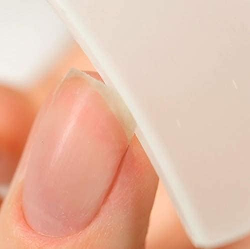 GERMANIKURE Crystal Glass Nail File Set in Yellow Suede Case – Handmade in Czech Republic – Professional Manicure & Pedicure Supplies – Glass Cuticle Stick, Pusher, Moon File