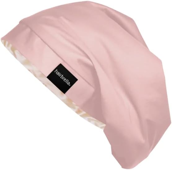 Hairbrella Satin Lined Adjustable Sleep Cap - Sleeping Caps for Women to Protect Hair, Satin Band Edge, Silk Bonnet