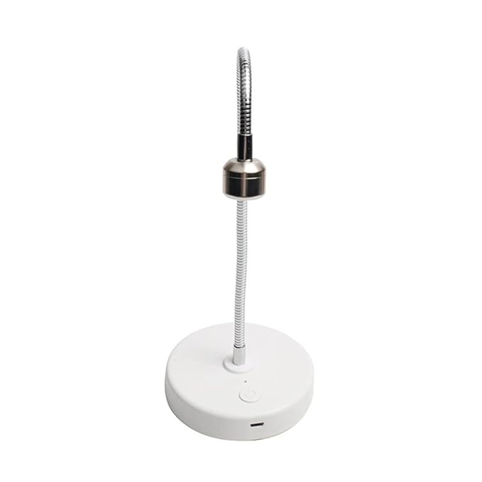 UV Light for Nail 3W UV LED Nail Lamp - Portable Rechargeable Gel Dryer with Adjustable Gooseneck for Gel X & Semi-Cured Strips, Home & Salon Use