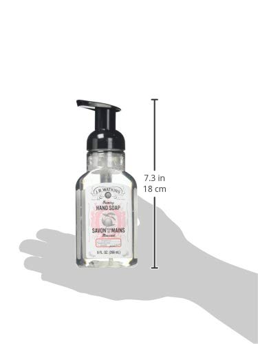 J.R. Watkins Foaming Hand Soap Pump with Dispenser, Moisturizing All Natural Hand Soap Foam, Alcohol-Free, Cruelty-Free, USA Made, Use as Kitchen or Bathroom Soap, Grapefruit, 9 fl oz, 6 Pack