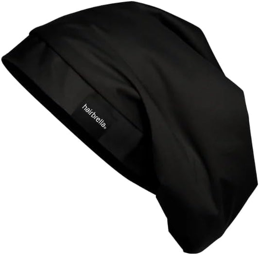 Hairbrella Satin Lined Adjustable Sleep Cap - Sleeping Caps for Women to Protect Hair, Satin Band Edge, Silk Bonnet