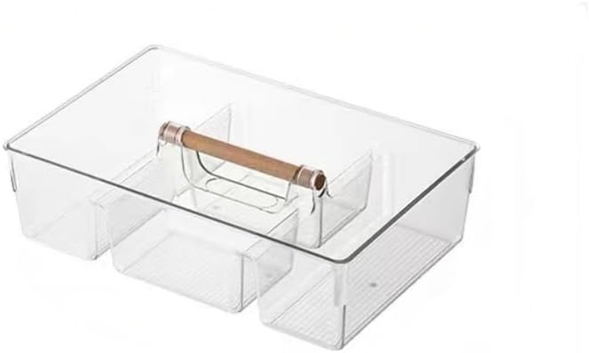 RS ONE IWH Multifunctional Storage Box | Perfect Storage Organization cosmetic box holder, suitable for kitchen,countertop dressing table and bathroom table storage