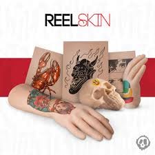 Premium Quality A4 (Pack of 1) (11.5" x 8.5") Tattoo Practice Skin, Double-Sided Silicone Sheets, 2.5MM, Realistic Texture - Perfect for Beginners and Professionals