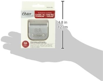 Oster Professional Arctic Collection Clipper/Trimmer Cool Touch Replacement Blade, Size #0A 3/64" (1.2 mm)