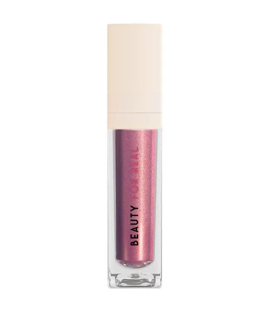 Beauty For Real Level Up Multi-Dimensional Liquid Eyeshadow, Twilight - Soft Burgundy with a Sprinkle of Pink Shimmer - Creaseless, Long-Wear Formula - Cruelty Free & Paraben Free - 0.135 fl oz