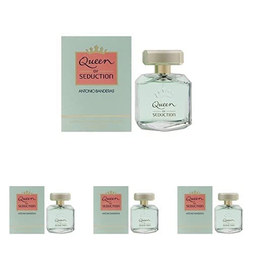 Antonio Banderas Queen Of Seduction 2.7 oz Eau De Toilette Spray For Women (Pack of 4)