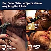 Philips Norelco OneBlade 360 Pro Hybrid Electric Shaver & Trimmer, with 12-in-1 Comb, QP6531/70