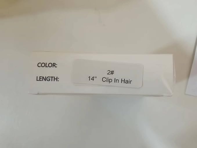 YILITE Hair Extensions Clip in Remy Human Hair 100% Real Human Hair Darkest Brown 8Pcs/Pack 110g Natural Silky Double Weft Straight Thick Clip in Hair Extensions for Women (14inches #2 Darkest Brown)