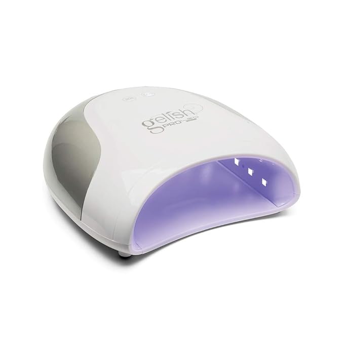 Gelish Pro LED Light – Professional Gel Nail Lamp, Fast Drying Nail Dryer, Compact & Portable UV/LED Light for Home & Salon Use, Pedicure-Friendly, No Bulb Replacement Needed.