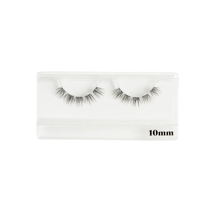 Lilac St - Originals Natural Faux Eyelash Clusters (10mm) - Soft, Natural Look - DIY Lash Extension Wisps - Lightweight & Lifelike - Lasts 10 Days - Cruelty Free, Vegan, Women Founded - 10 Lashes