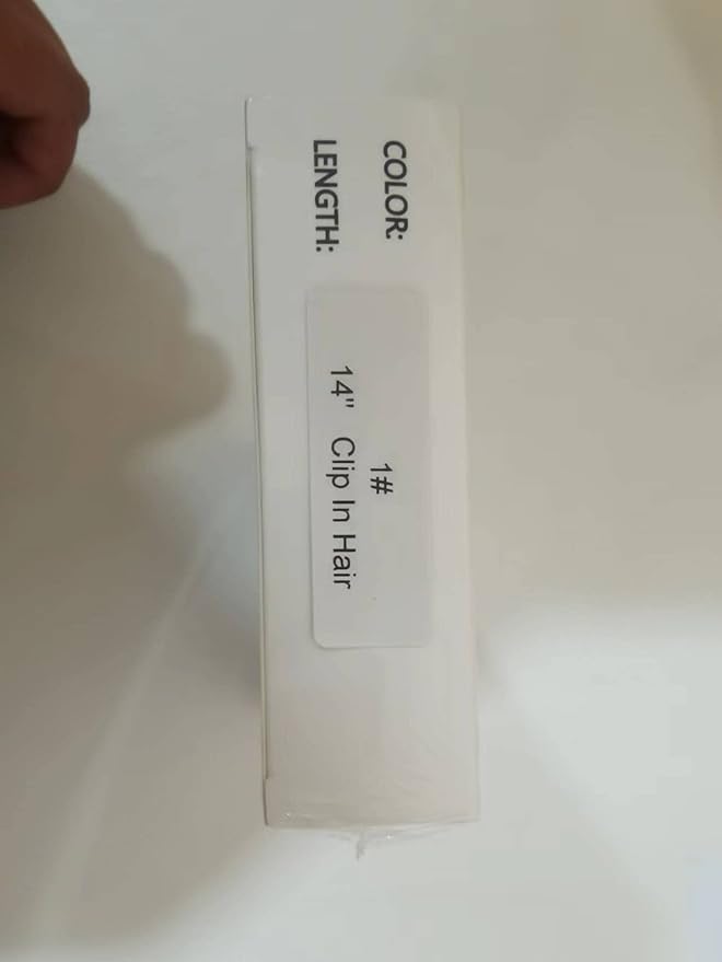 YILITE Clip in Hair Extensions Real Human Hair, Jet Black Human Hair Extensions Clip ins 8Pcs/Pack 110g Natural Silky Double Weft Straight for Women (14inch #1 Jet Black)