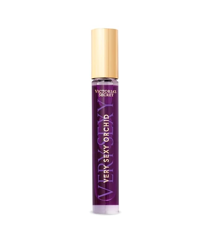 Victoria's Secret Very Sexy Orchid Eau de Parfum Rollerball, Notes of Blackcurrant, Orris Woods & Sheer Patchouli, Travel Size Mini Perfumes for Women (0.23 oz)