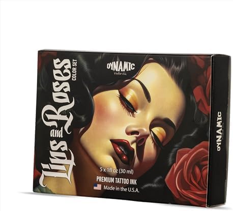 Dynamic Color Co Ink Set - Lips and Roses 1oz Color Set