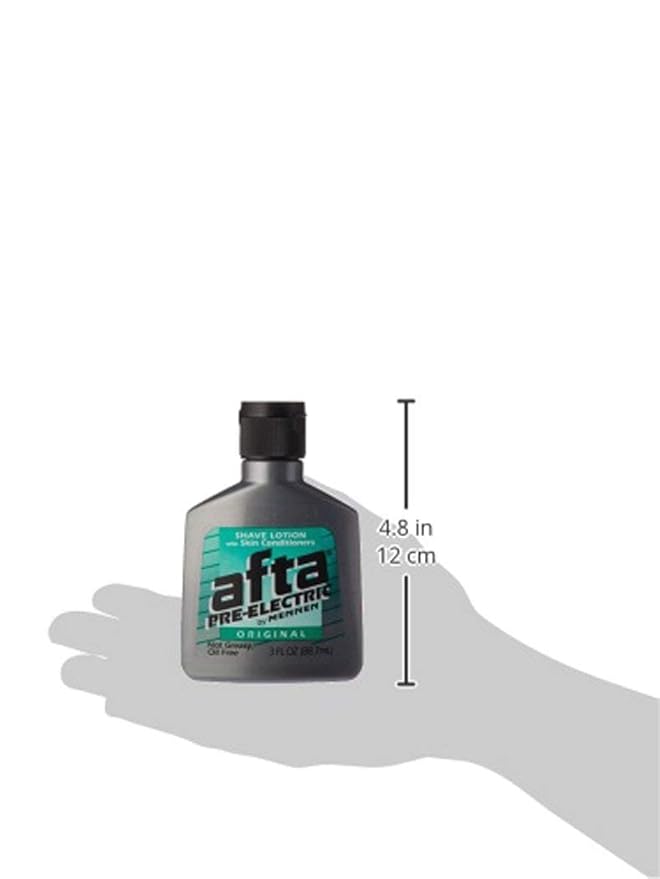 Afta Pre-Electric Shave Lotion with Skin Conditioners Original 3 oz (Pack of 9)