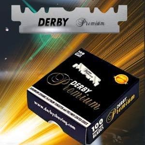 400 "Derby Premium" Single Edge Razor Blades for straight razor