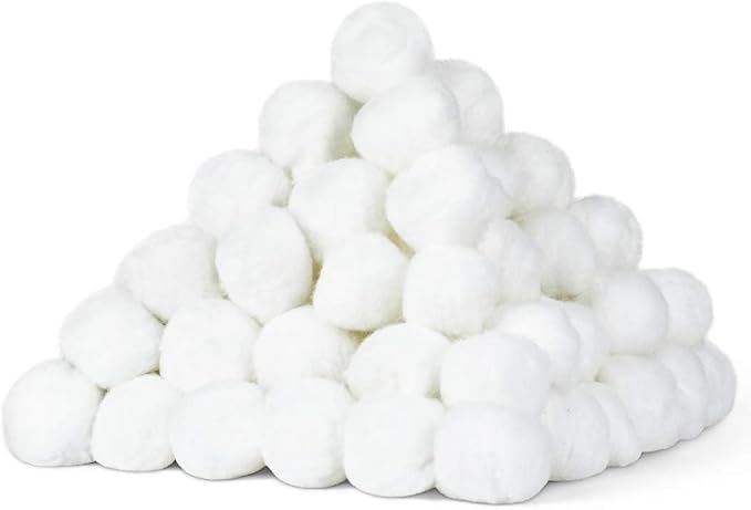 DecorRack 1000 [Large] Cotton Balls Bulk Pack for Make-Up, Nail Polish Removal, Applying Oil Lotion or Powder, Multi-Purpose Balls Made from 100% Natural Cotton, Soft and Absorbent (1000 Count)