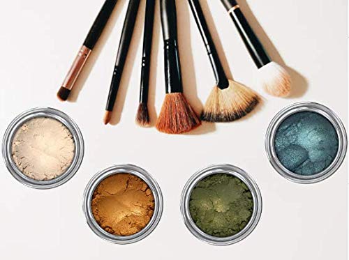 Concrete Minerals Eyeshadow, Silky- Smooth and Highly Pigmented, Longer-Lasting With No Creasing, 100% Vegan and Cruelty Free, Handmade in USA, 8 Grams Loose Mineral Powder (Forest Queen)