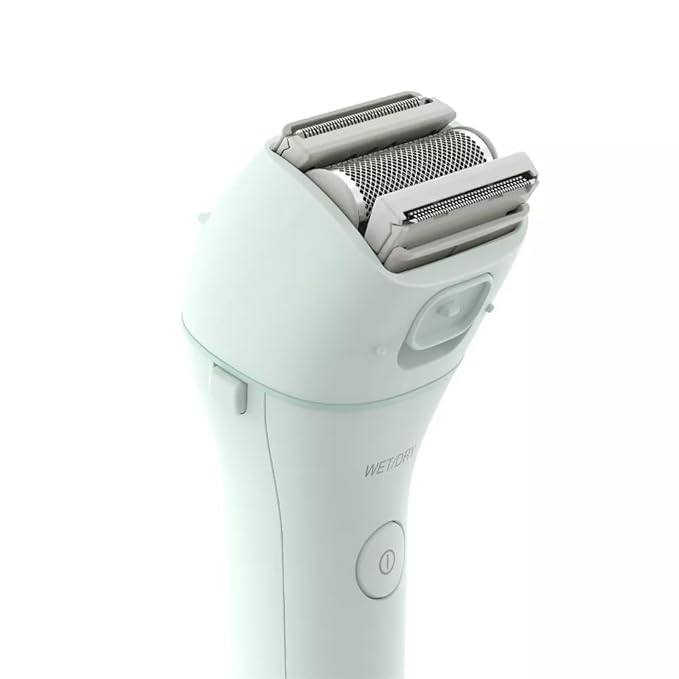Panasonic Close Curves Electric Razor for Women, Cordless 3-Blade Shaver with Pop-Up Trimmer, Wet Dry Operation - ES-WL60-G (Mint)