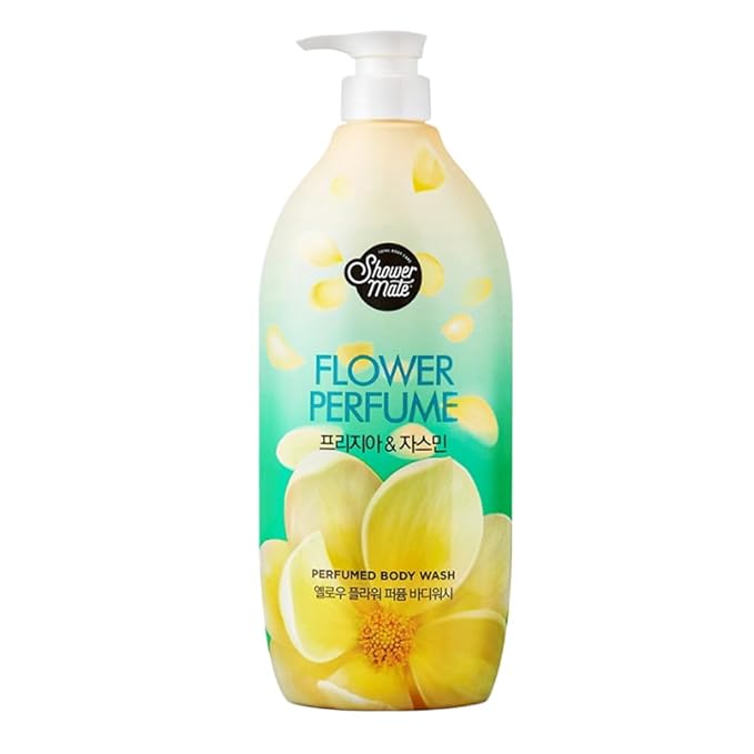 Flower Perfume Body Wash 40.57 fl oz / 1.2 L (Yellow - Freesia & Jasmine)