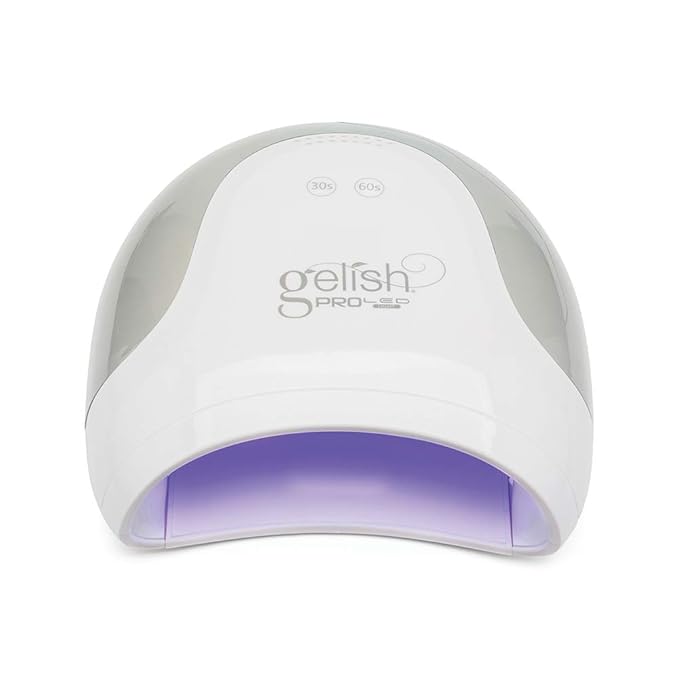 Gelish Pro LED Light – Professional Gel Nail Lamp, Fast Drying Nail Dryer, Compact & Portable UV/LED Light for Home & Salon Use, Pedicure-Friendly, No Bulb Replacement Needed.