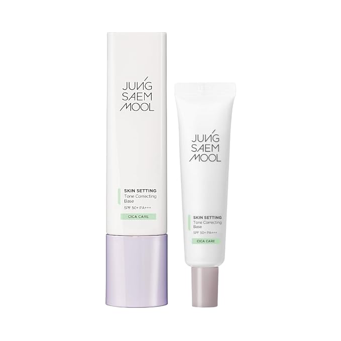 JUNG SAEM MOOL OFFICIAL] Skin Setting Tone Correcting Base Gift Set | Tone Correcting Base 40ml + Tone Correcting Base 20ml | Mother's Day Gift