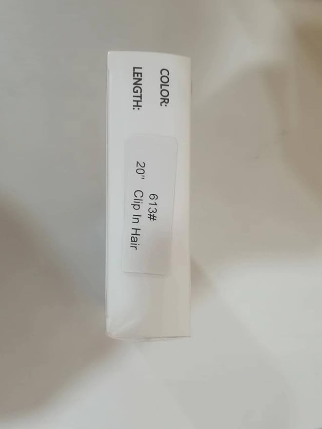 YILITE Hair Extensions Clip in Real Human Hair 8Pcs 120 Gram Straight Silky Bleach Blonde Remy Hair Double Weft Invisible Clip in Human Hair Extensions (20inches #613 Bleach Blonde)