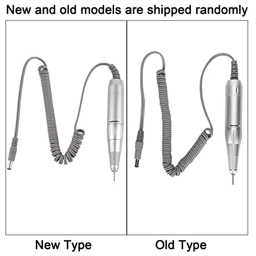 Electric Nail Drill Machine,Nail Drill Handle 35000 RPM Acrylic Nail Gel Polish Remover Electric Nail Files Pedicure Kit,Nail Drill Handpiece Electric Nail Polishing Machine Replacement Handle