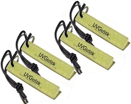 4 Pack UVGloStik- Reusable Glow Stick