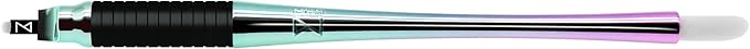 M PACK OF 10 Mellie's Signature Microblading Disposable Pen - Sterilized Blade - Comfortable Rubber Grip With Pigment Sponge (U18 NANO .15mm, Multi Color)