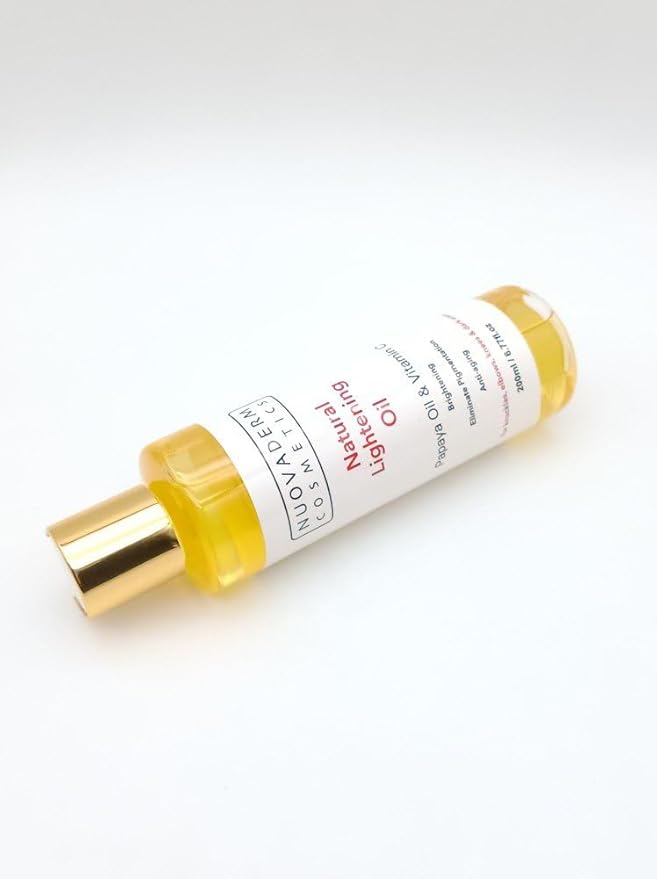 Natural Brightening Oil with Papaya, Vitamin C & Vitamin E for All Skin Types - Anti-Aging Brightening Serum for Face & Body - Moisturizing Face Oil for Fine Lines, Skin Rejuvenation