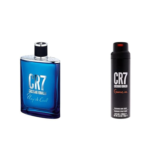 Cristiano Ronaldo Eau De Toilette Cologne Scent for Men - With Mandarin, Bergamot, Lavender CR7 Game On - Aromatic Fragrance For Men - Woody And Alluring Scent - Tropical