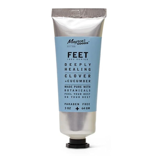 Mayron’s Goods Foot Cream - Soothing Lotion for Dry Cracked Heels and Feet, Deeply Moisturizing, Plant-Based Ingredients, Clean, Vegan, Cruelty-Free