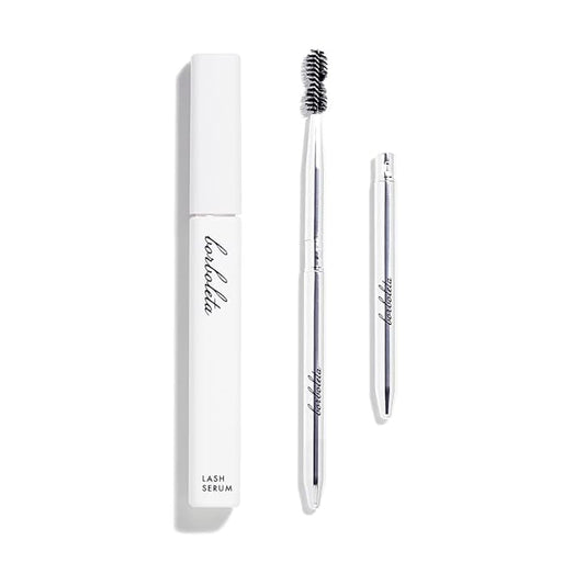 Borboleta Lash Serum - Eyelash Serum for Longer, Thicker, and Fuller Looking Lashes - Full Size Lash Serum and Fluff Up Lash Wand for Lash Touch Up