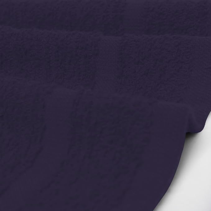 Avalon Towels Cotton Washcloths – (Pack of 36) Size 12x12 Inches, 100% Ring Spun Cotton, Soft & Absorbent Face Towels, Gym Towels, Hotel and Spa Quality, Reusable Fingertip Towels (Plum)