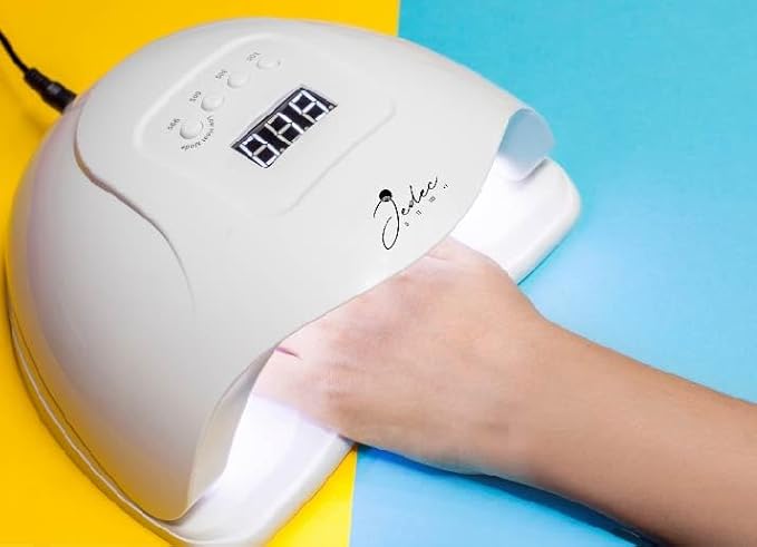 80W LED UV Lamp for Gel Nails. UV Nail Light. 4 Settings (Including Low Heat Mode). Easy to use. Compatible with All Gel Nail Polish,Wraps, Gel Polish Strips.
