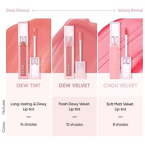 Amuse SEOUL DEW TINT 13 DEW BOKSOONGA 2PCS SET