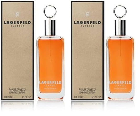 Karl Lagerfeld Paris for Men 3.3 Fl.Ounce EDT Spray (KL001A01) (Pack of 2)