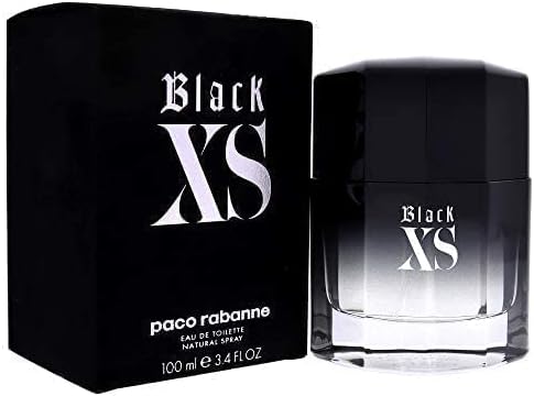 Black XS by Paco Rabanne for Men 3.4 oz Eau de Toilette Spray