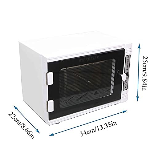 Nail Tool Sterilizers 12L Room Temperature Timed U&V-LIGHT Cleaner Cabinet Machine Cleaning for Towel Nail Tools Manicure Tools Cabinet Nails Art Tool Equipment Haircuts Salons Spa Salon Multi-purpose