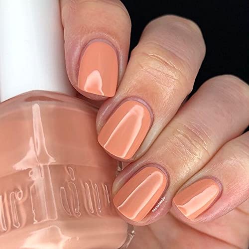 duri Nail Polish, 788 Staycation, Peach Orange Pastel, Full Coverage, Glossy Finish, Fast Drying, 0.45 Fl Oz