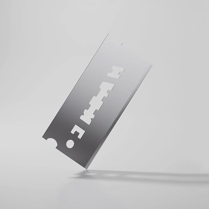 60 Feather FHS-10 Japanese Steel Razor Blades - Refill for OneBlade Core, Hybrid, & Genesis Razors - Single Blade Razor