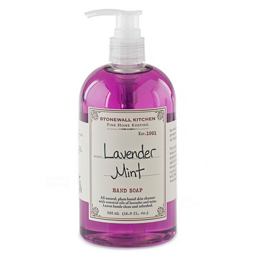 Stonewall Kitchen Lavender Mint Hand Soap, 16.9 ounces (Pack of 2)